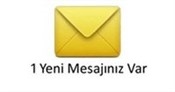 1 Mesajınız var